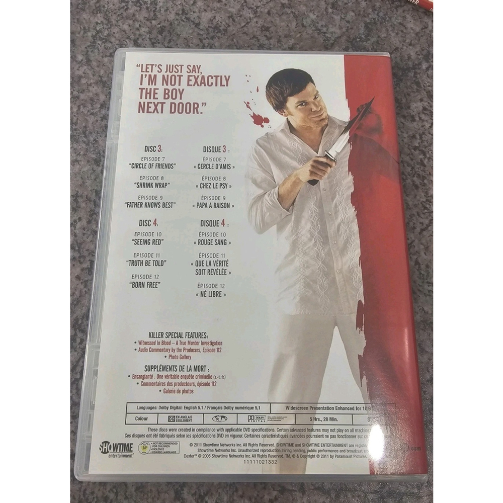 Dexter 2009 Breygent Collectors Album Season 1 Used &Season 2 Sealed New - Picture 5 of 9